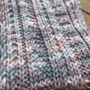 Close up of Ridge Scarf texture