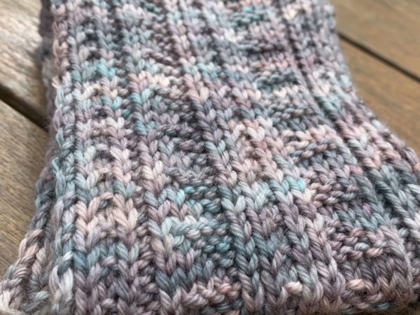 Close up of Ridge Scarf texture