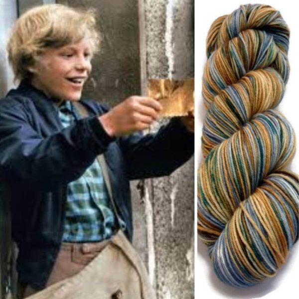 Golden Ticket - Lattice Sock