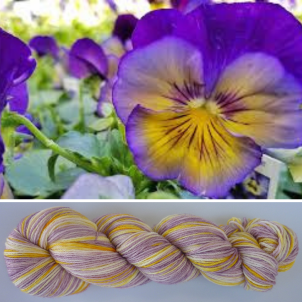 Pansy - Lattice Sock - Image 2