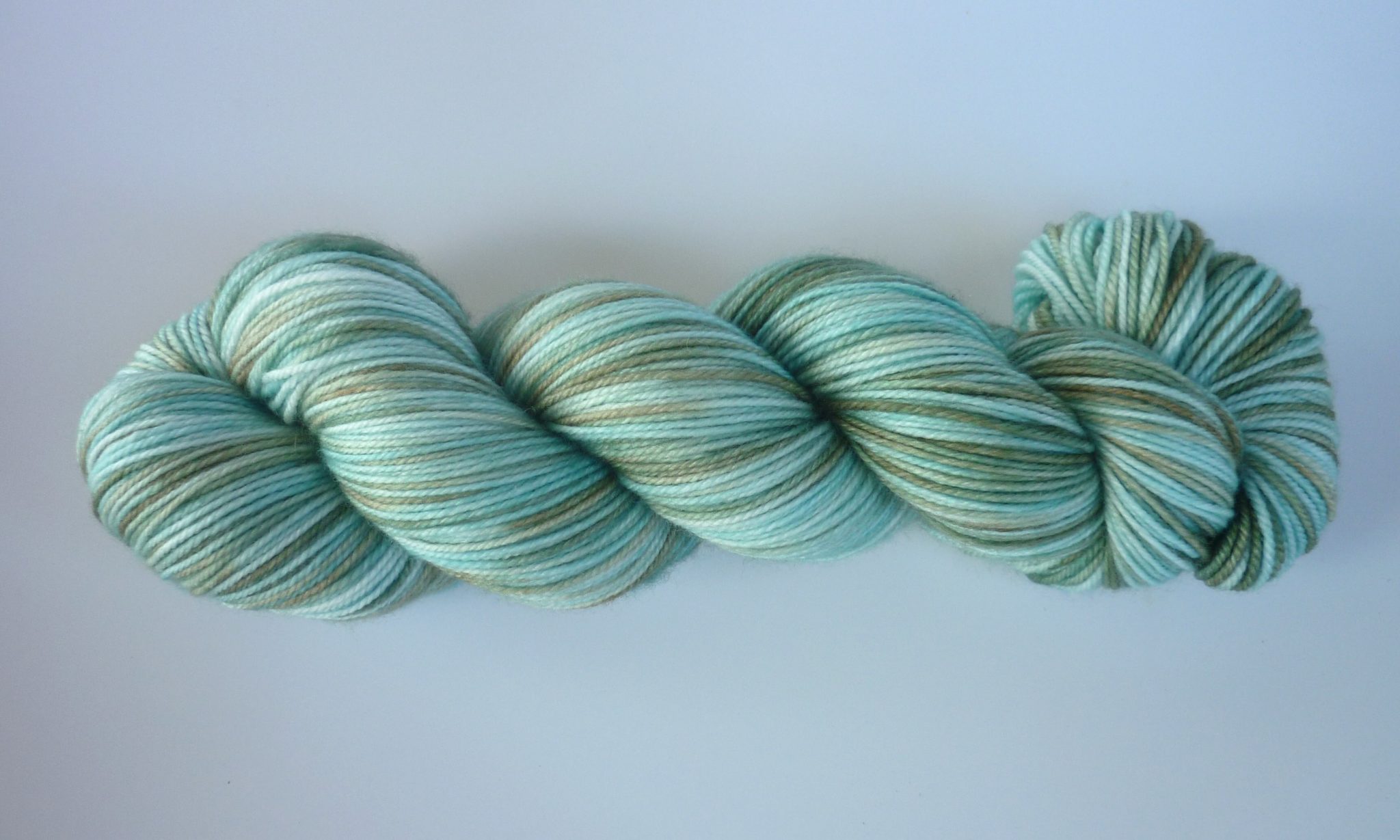 Brown Streams and Soft Dim Skies - Lattice Sock - Hand Dyed Yarn ...