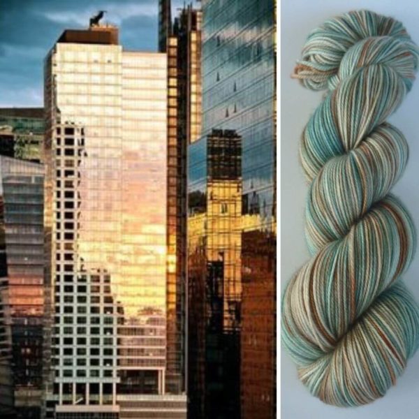 City Sunset - Lattice Sock - Image 2